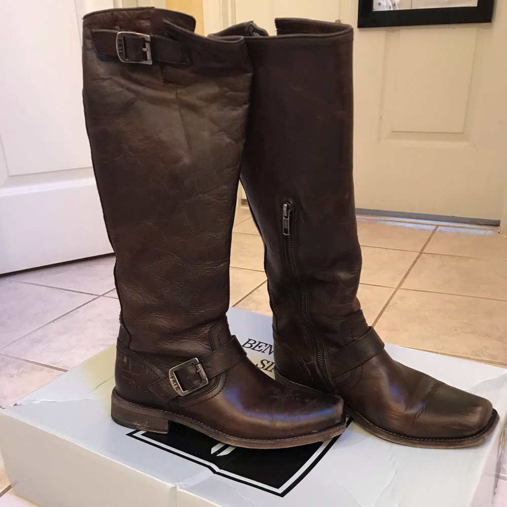 Frye Smith Engineer Boots Tall